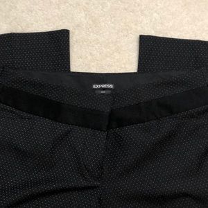 Polka dot never worn express dress pants